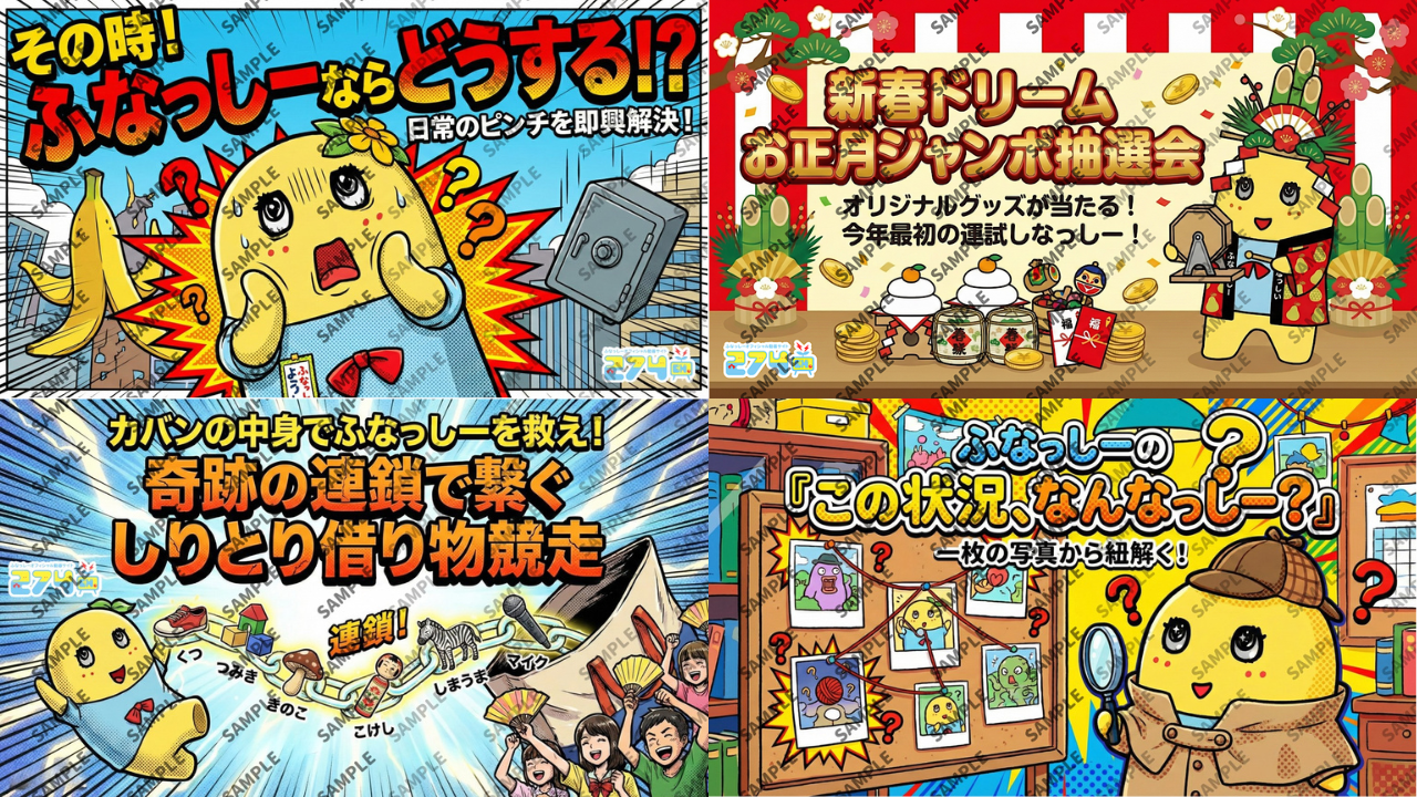 ふなっしー 274ch.プレゼンツ「梨ミ2026 迎春ケツに優しい新年会 in