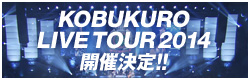 KOBUKURO LIVE TOUR 2014 開催決定！
